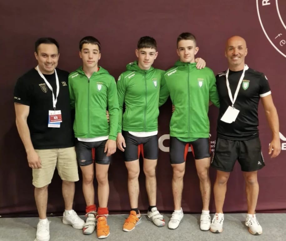 Ocho medallas y récords navarros en el Campeonato de España Sub-17 de Halterofilia